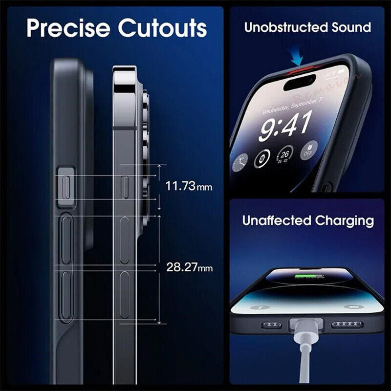 Hülle Für Iphone 16 15 14 13 12 11 Pro Max TPU Magsafe Handy Case Display Schutz