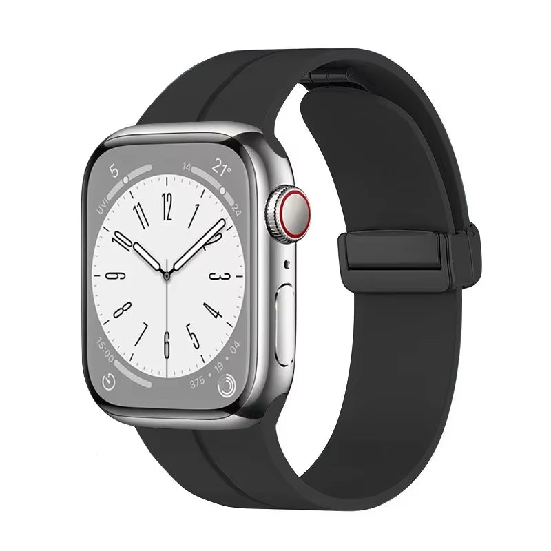 Magnetic Strap for Watch Ultra Band 49Mm 45 Mm Silicone Bracelet Iwatch Series 7 8 Se 6 5 3 44Mm 45Mm 40Mm 41Mm 42Mm 38Mm