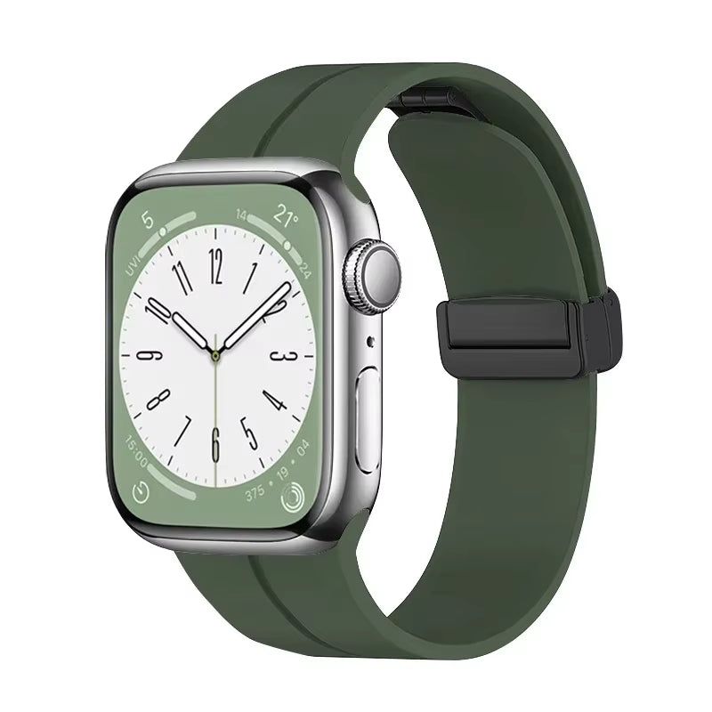 Magnetic Strap for Watch Ultra Band 49Mm 45 Mm Silicone Bracelet Iwatch Series 7 8 Se 6 5 3 44Mm 45Mm 40Mm 41Mm 42Mm 38Mm
