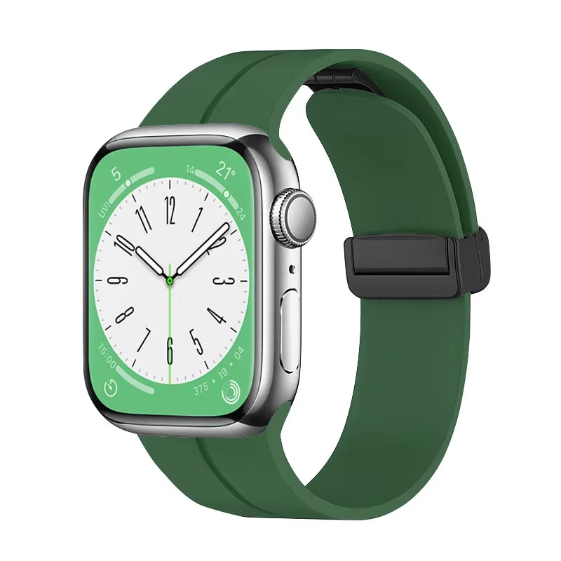 Magnetic Strap for Watch Ultra Band 49Mm 45 Mm Silicone Bracelet Iwatch Series 7 8 Se 6 5 3 44Mm 45Mm 40Mm 41Mm 42Mm 38Mm