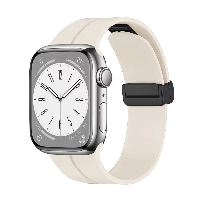 Magnetic Strap for Watch Ultra Band 49Mm 45 Mm Silicone Bracelet Iwatch Series 7 8 Se 6 5 3 44Mm 45Mm 40Mm 41Mm 42Mm 38Mm