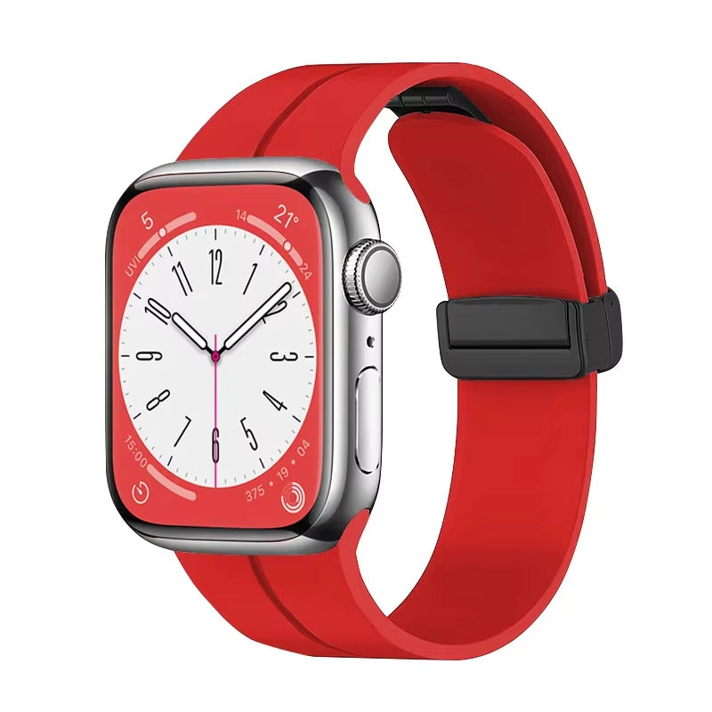 Magnetic Strap for Watch Ultra Band 49Mm 45 Mm Silicone Bracelet Iwatch Series 7 8 Se 6 5 3 44Mm 45Mm 40Mm 41Mm 42Mm 38Mm