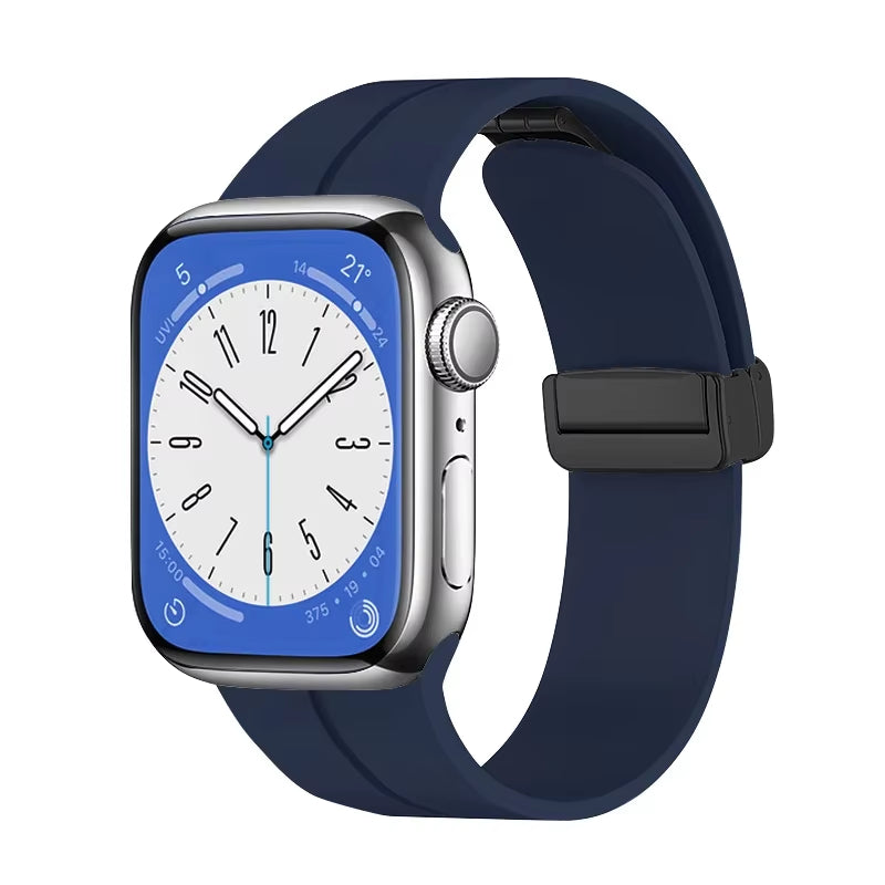 Magnetic Strap for Watch Ultra Band 49Mm 45 Mm Silicone Bracelet Iwatch Series 7 8 Se 6 5 3 44Mm 45Mm 40Mm 41Mm 42Mm 38Mm