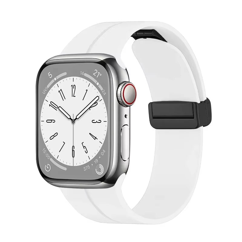 Magnetic Strap for Watch Ultra Band 49Mm 45 Mm Silicone Bracelet Iwatch Series 7 8 Se 6 5 3 44Mm 45Mm 40Mm 41Mm 42Mm 38Mm