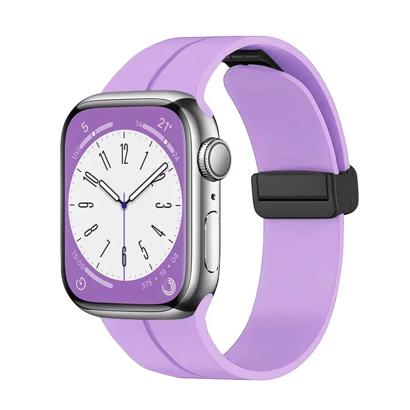 Magnetic Strap for Watch Ultra Band 49Mm 45 Mm Silicone Bracelet Iwatch Series 7 8 Se 6 5 3 44Mm 45Mm 40Mm 41Mm 42Mm 38Mm