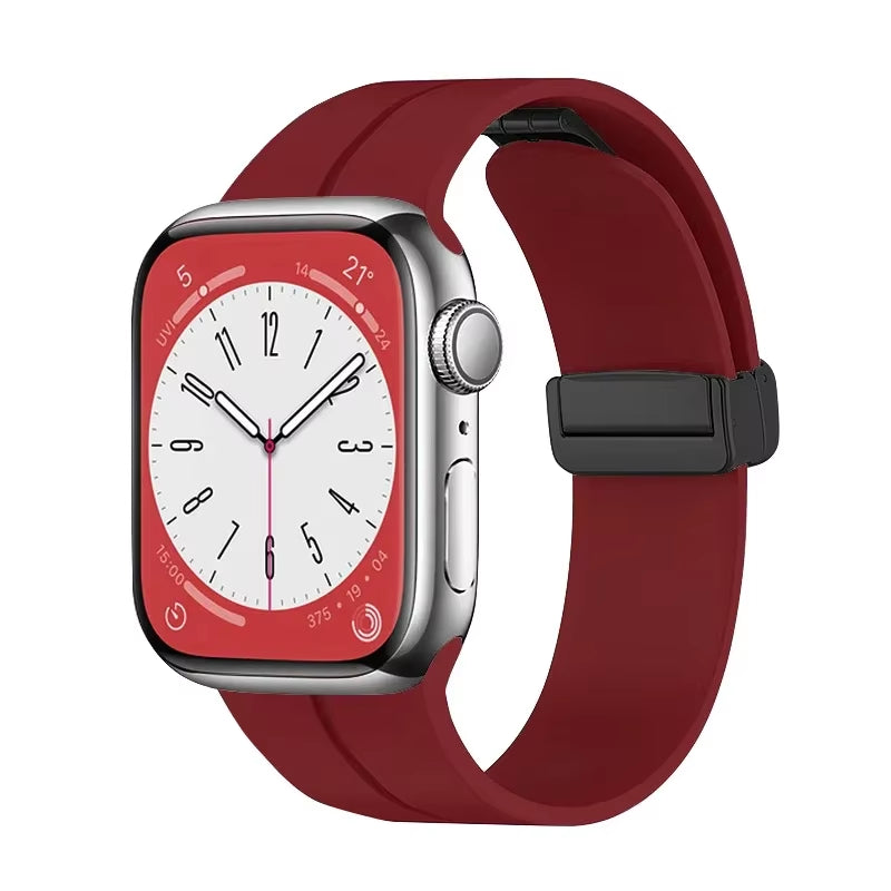 Magnetic Strap for Watch Ultra Band 49Mm 45 Mm Silicone Bracelet Iwatch Series 7 8 Se 6 5 3 44Mm 45Mm 40Mm 41Mm 42Mm 38Mm