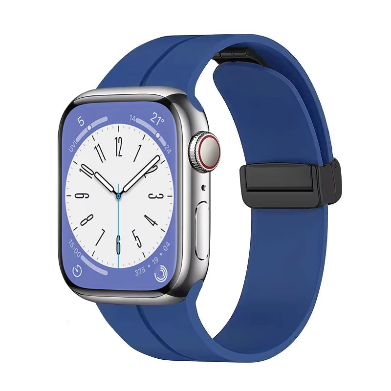 Magnetic Strap for Watch Ultra Band 49Mm 45 Mm Silicone Bracelet Iwatch Series 7 8 Se 6 5 3 44Mm 45Mm 40Mm 41Mm 42Mm 38Mm
