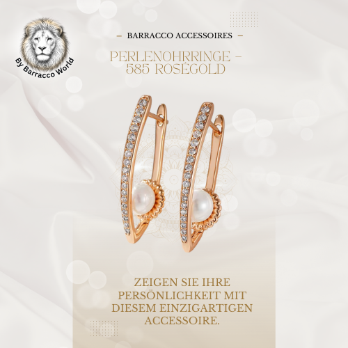 V-Design Perlenohrringe