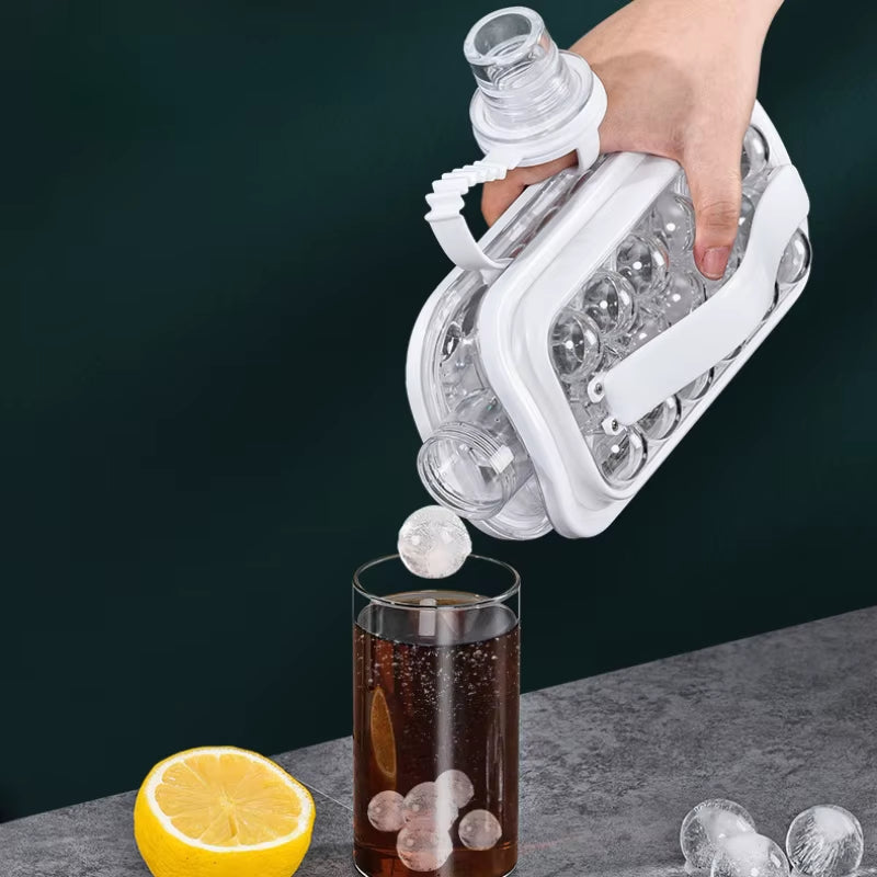 With Collapsible Ice Maker 2 in 1 Ice Hockey Puck Maker Grid Ice Cubes Ice Puck Mold Travel Travel Silicone Ice Grid