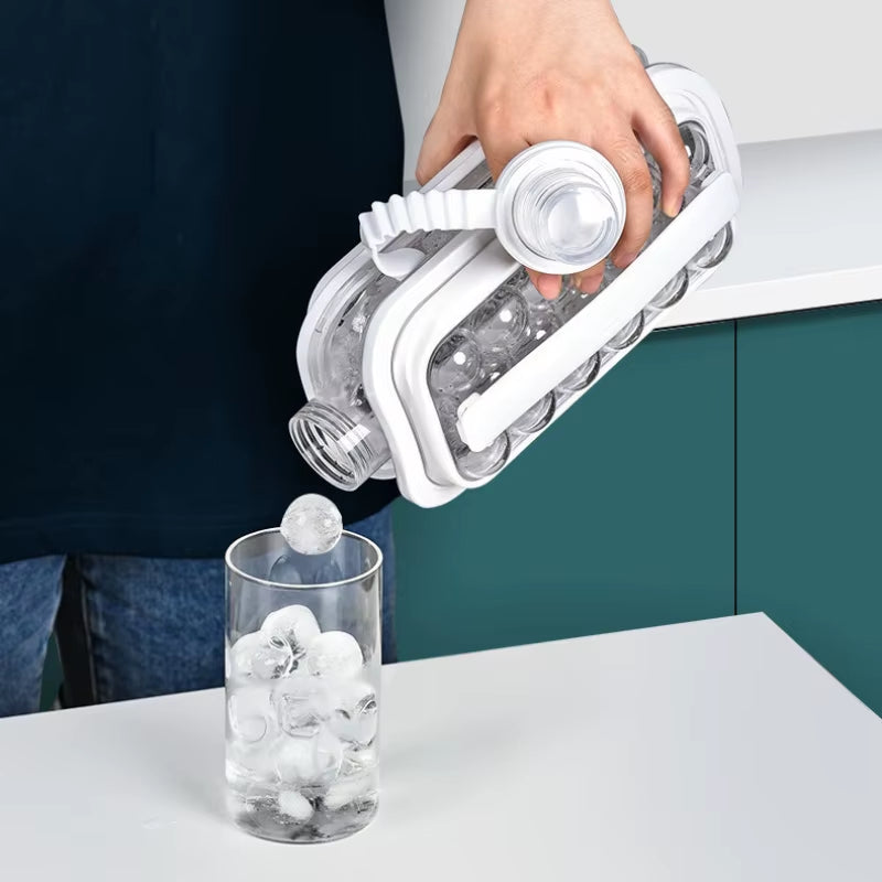 With Collapsible Ice Maker 2 in 1 Ice Hockey Puck Maker Grid Ice Cubes Ice Puck Mold Travel Travel Silicone Ice Grid