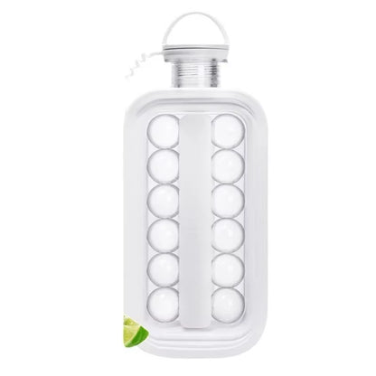 With Collapsible Ice Maker 2 in 1 Ice Hockey Puck Maker Grid Ice Cubes Ice Puck Mold Travel Travel Silicone Ice Grid