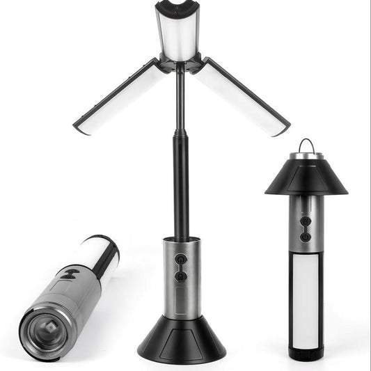 2 in 1 LED Work Light, 1 Count Portable Foldable Camping Light Flashlight, Multifunctional LED Light for Hiking, Camping, Fishing and Travel, Christmas Gift