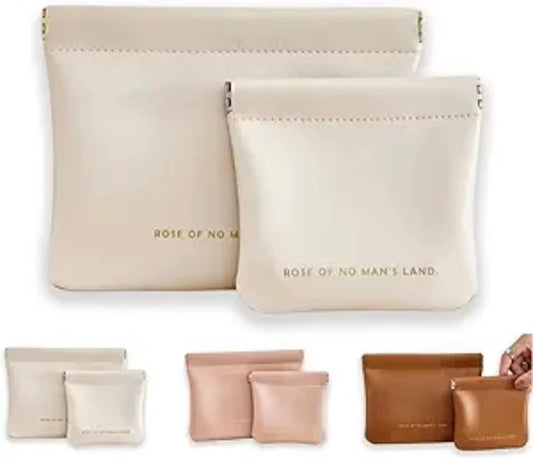 Small Makeup Bag Data Mini Portable Cable Digital Storage Bag Automatically Closes Wired Earphones Carrying Bag Power Charger
